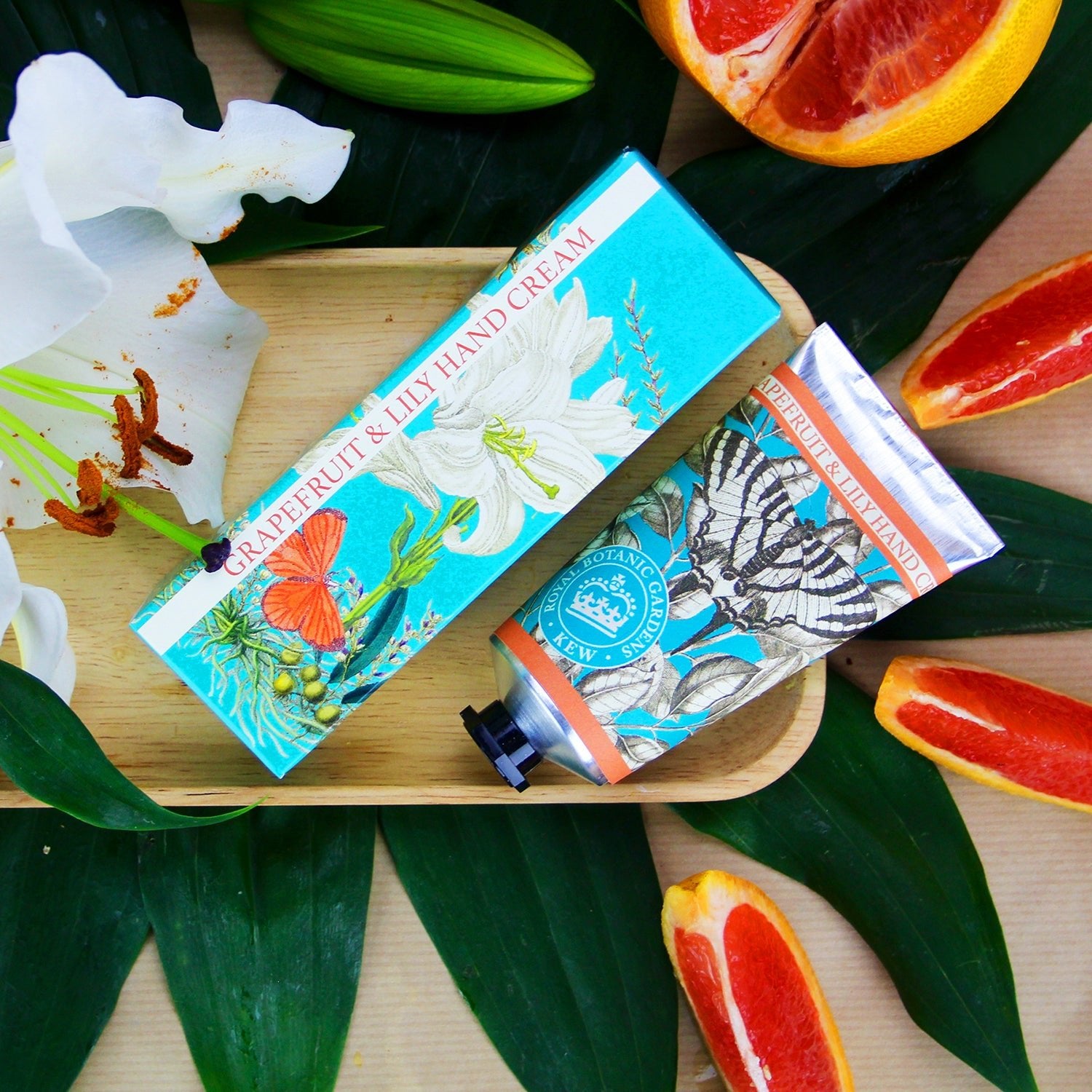 Kew Gardens 75ml Hand Cream - Grapefruit and Lily | The Jewellery Stop