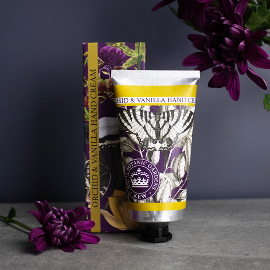 Kew Gardens 75ml Hand Cream - Orchid and Vanilla