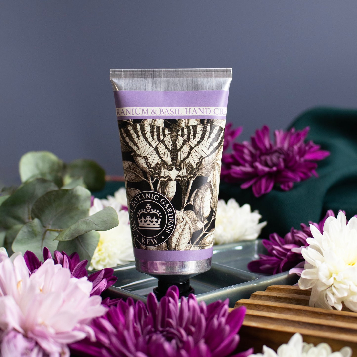 Kew Gardens 75ml Hand Cream - Geranium and Basil