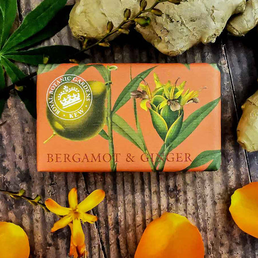 Kew Gardens 240g Soap - Bergamot and Ginger