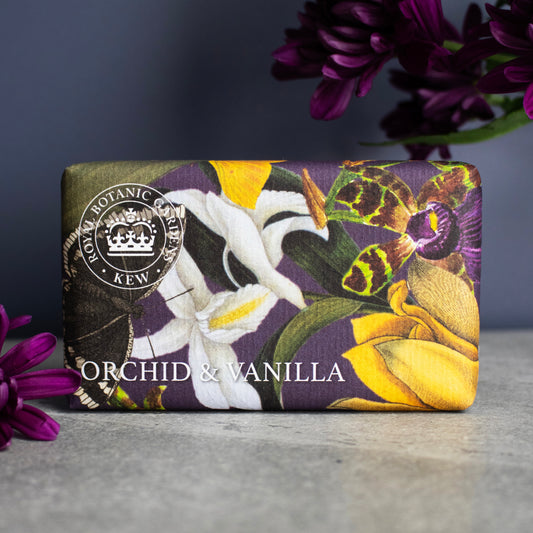 Kew Gardens 240g Soap - Orchid and Vanilla