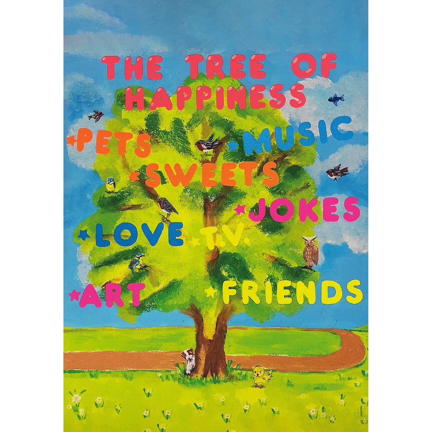 The Tree of Happiness Greeting Card