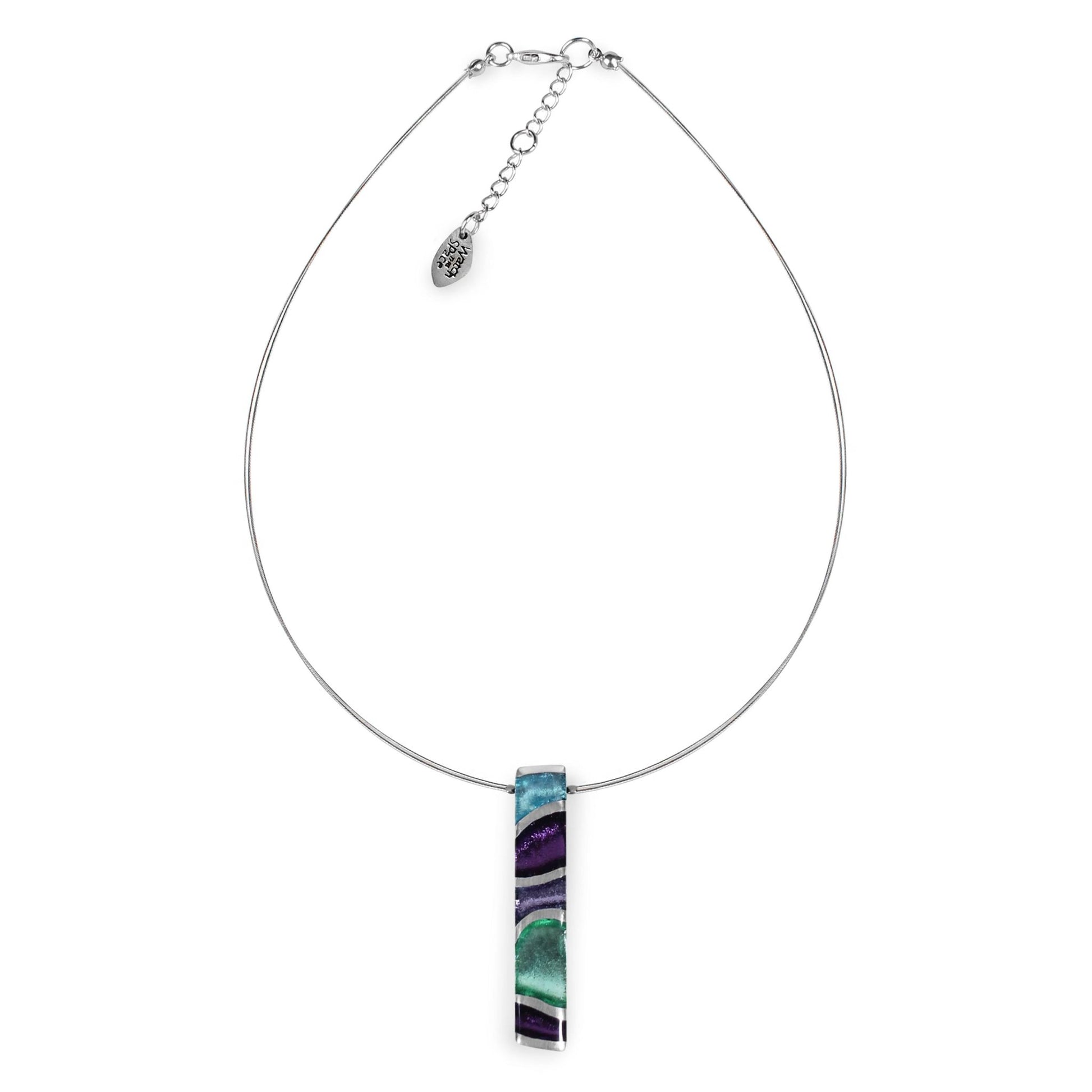 Bluebell Lava Shiny Pendant | The Jewellery Stop