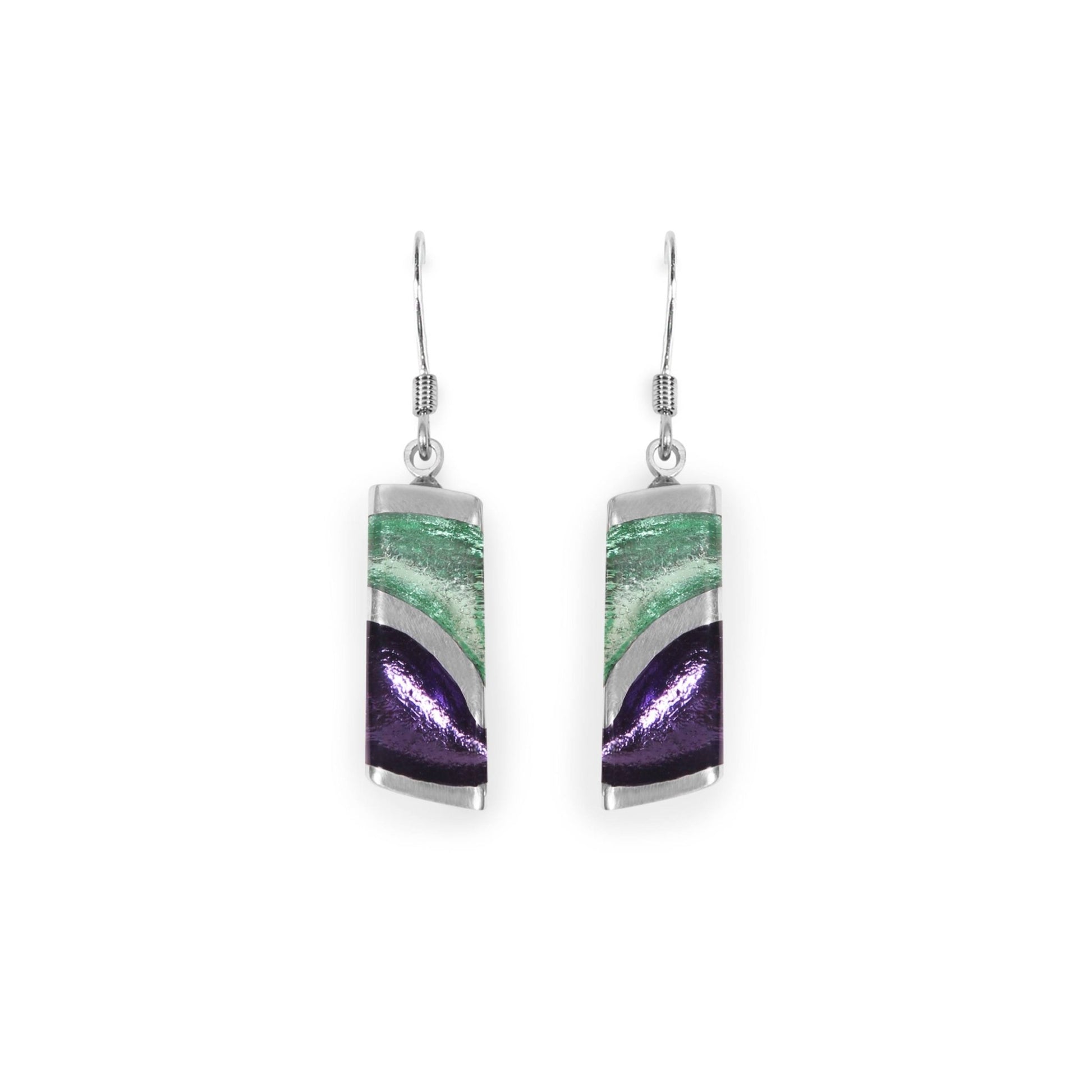 Bluebell Lava Shiny Fish Hook Earrings | The Jewellery Stop