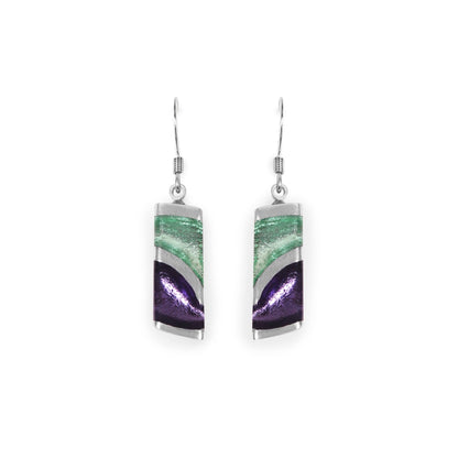 Bluebell Lava Shiny Fish Hook Earrings | The Jewellery Stop