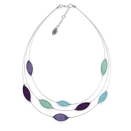 Bluebell Petal Shiny Necklace