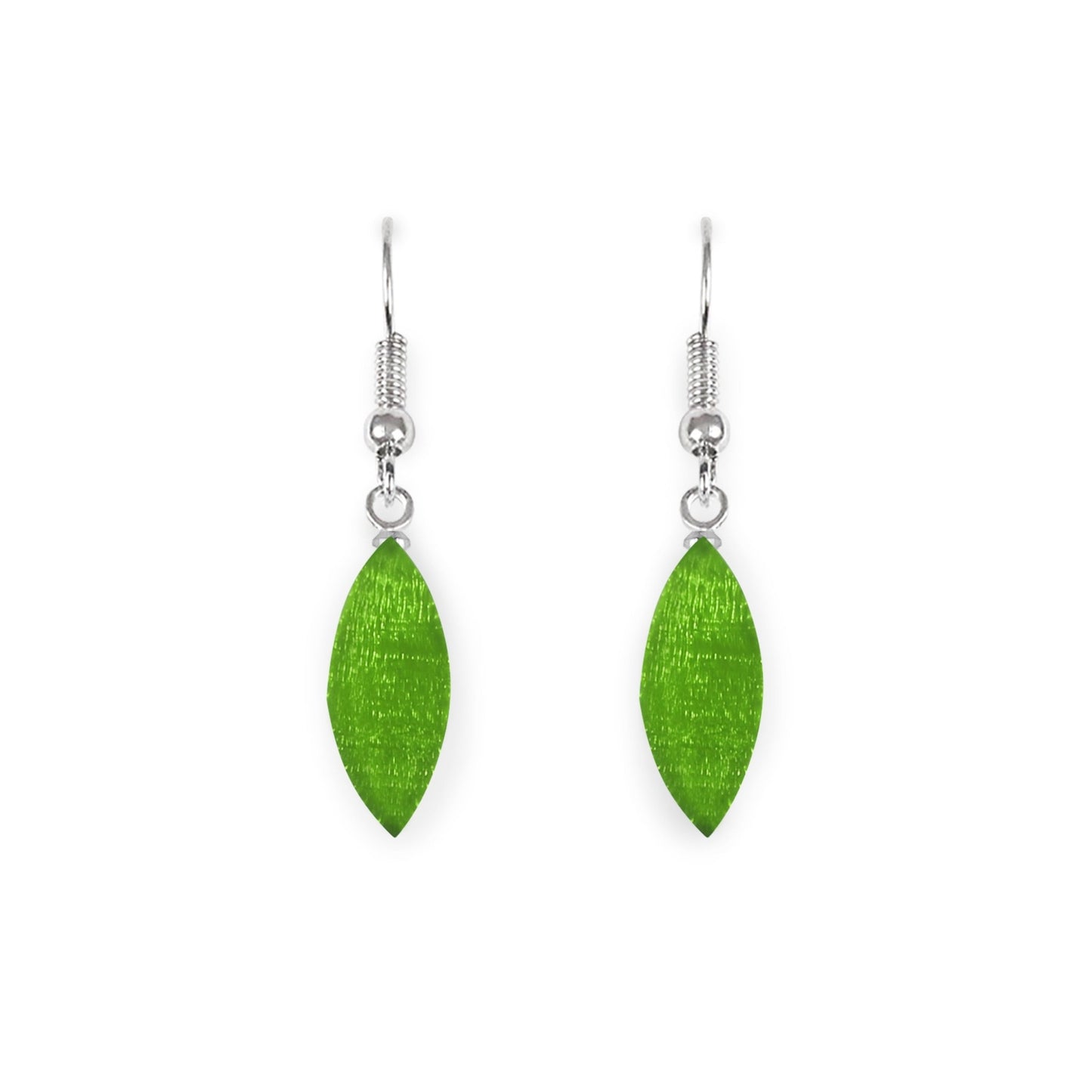 Orchard Apple Petal Shiny Fish Hook Earrings | The Jewellery Stop