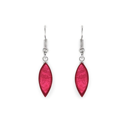 St Tropez Petal Shiny Fish Hook Earrings | The Jewellery Stop