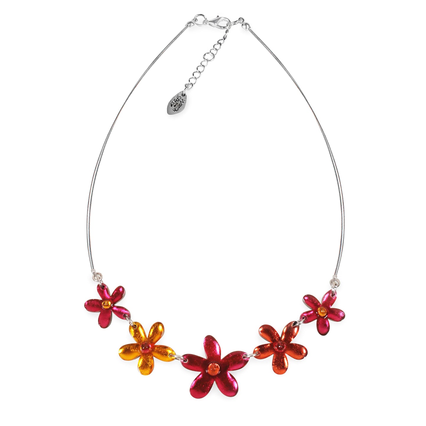 St Tropez Flower Shiny Necklace