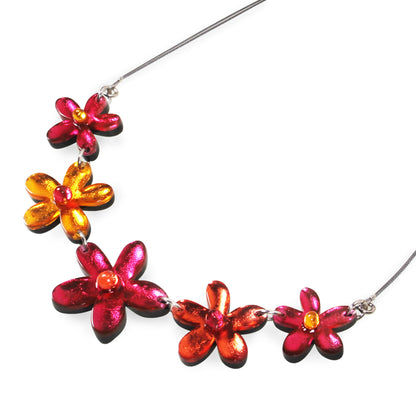St Tropez Flower Shiny Necklace