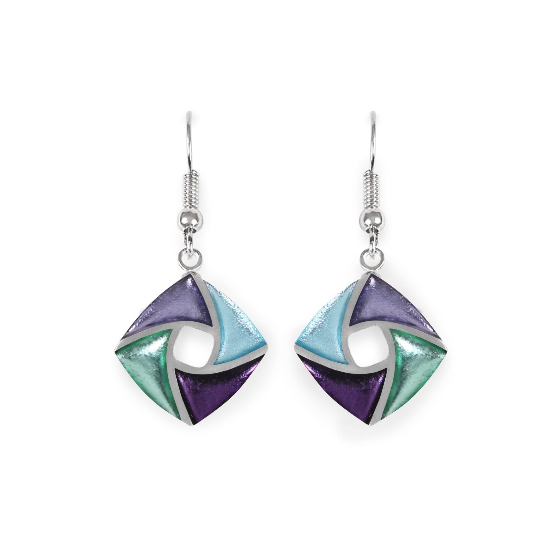 Bluebell Kite Shiny Small Fish Hook Earrings | The Jewellery Stop