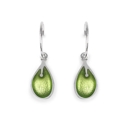 Kiwi Calachuchi Shiny Creole Earrings | The Jewellery Stop