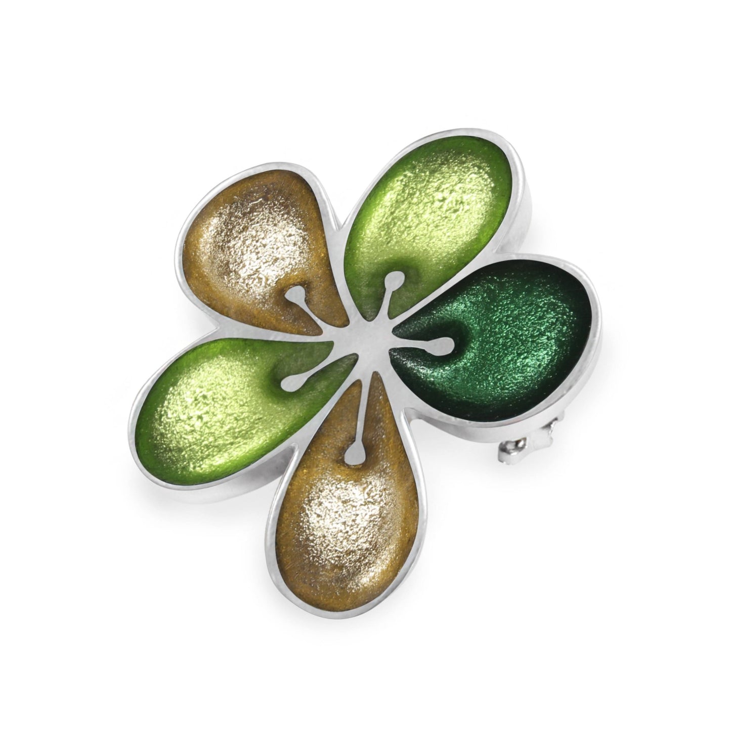 Kiwi Calachuchi Shiny Brooch | The Jewellery Stop