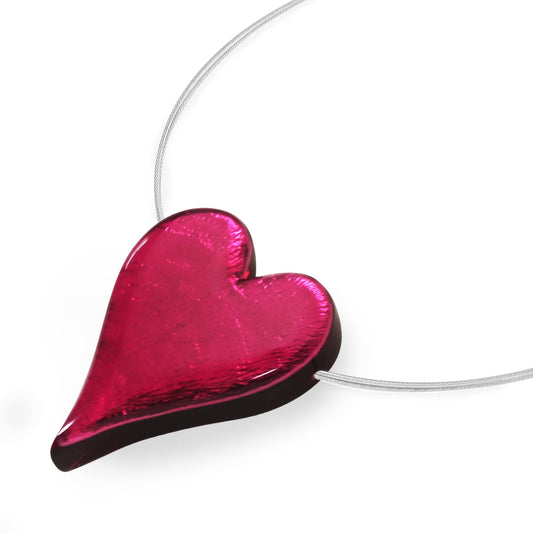 Pink Cupid Shiny Pendant | The Jewellery Stop
