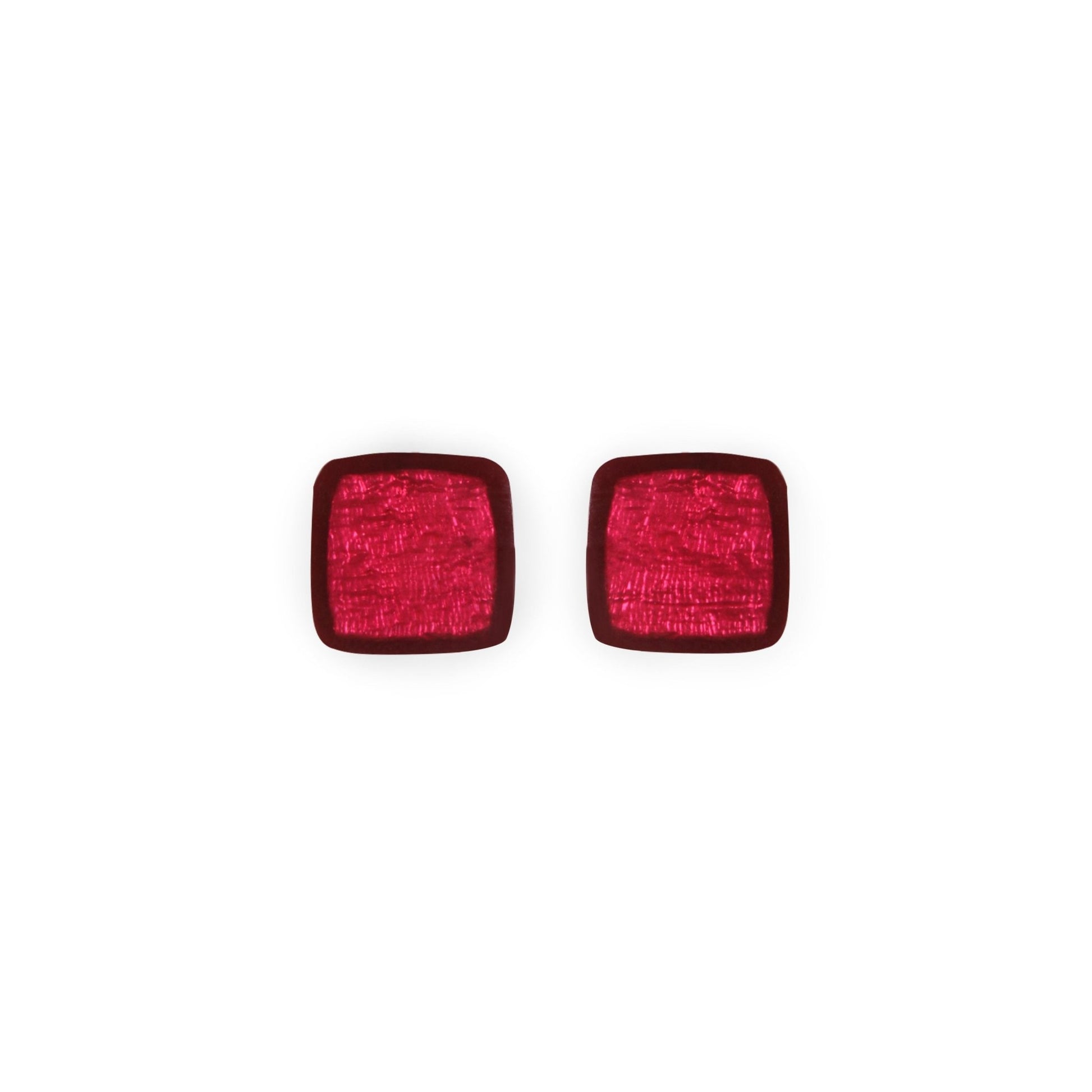 St Tropez Tiles Shiny Small Stud Earrings | The Jewellery Stop