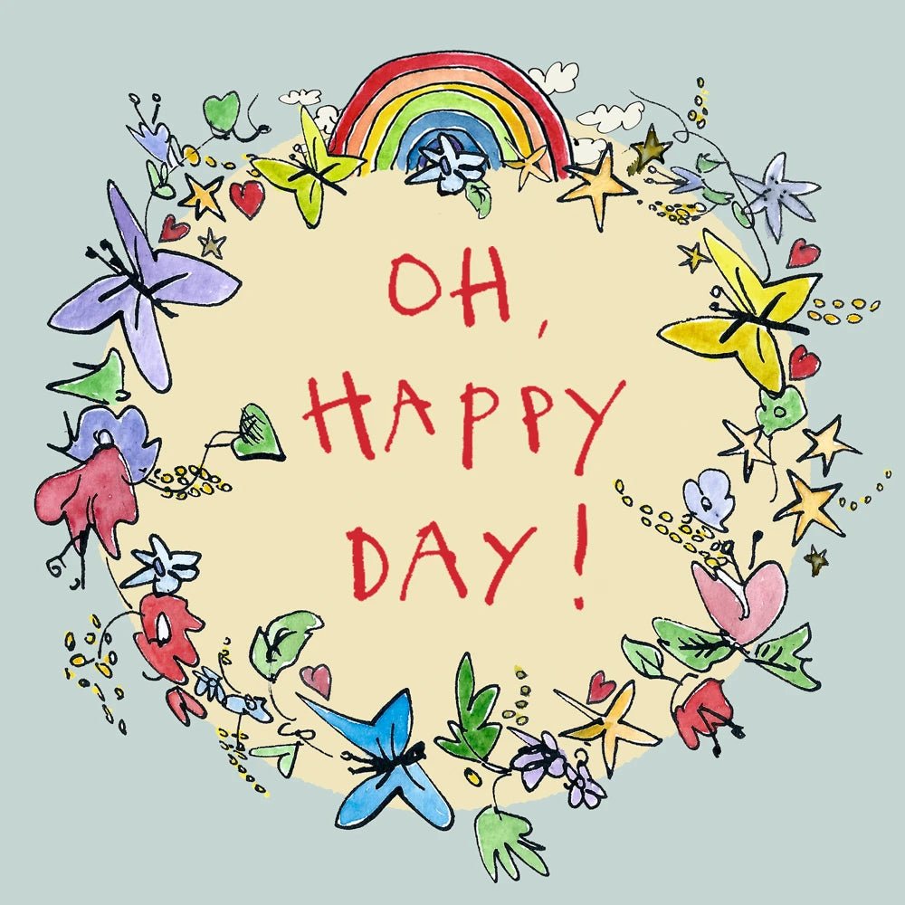 Oh Happy Day Greeting Card | The Jewellery Stop