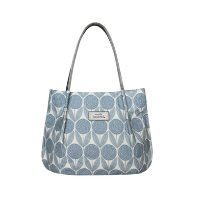 Blue Cornflower Oil Cloth Freya Bag | The Jewellery Stop