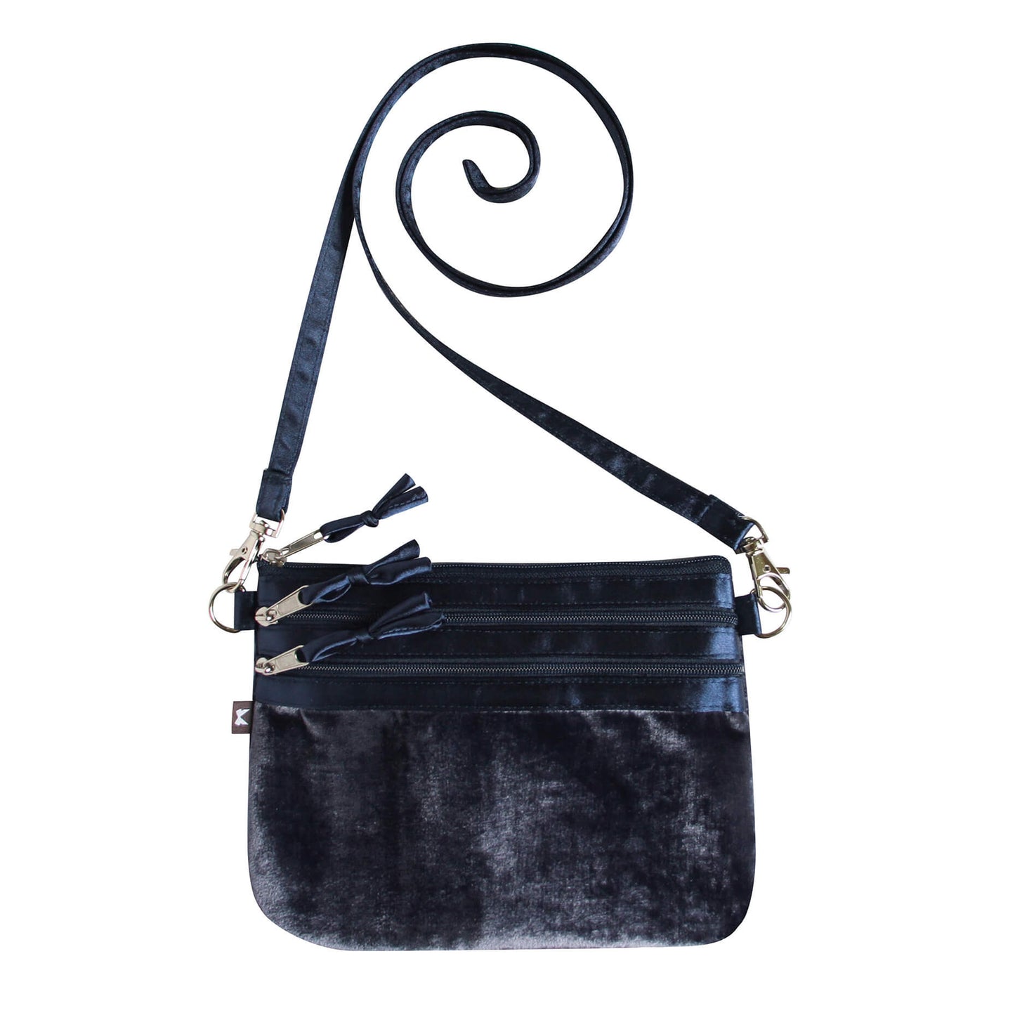 Navy Velvet Pouch Bag | The Jewellery Stop