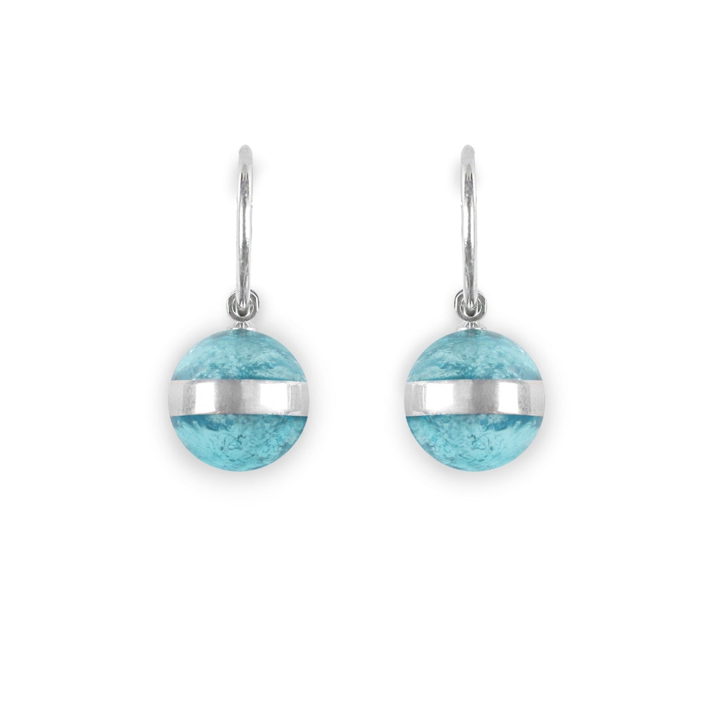 Orchard Aluminium Balls Shiny Creole Earrings | The Jewellery Stop