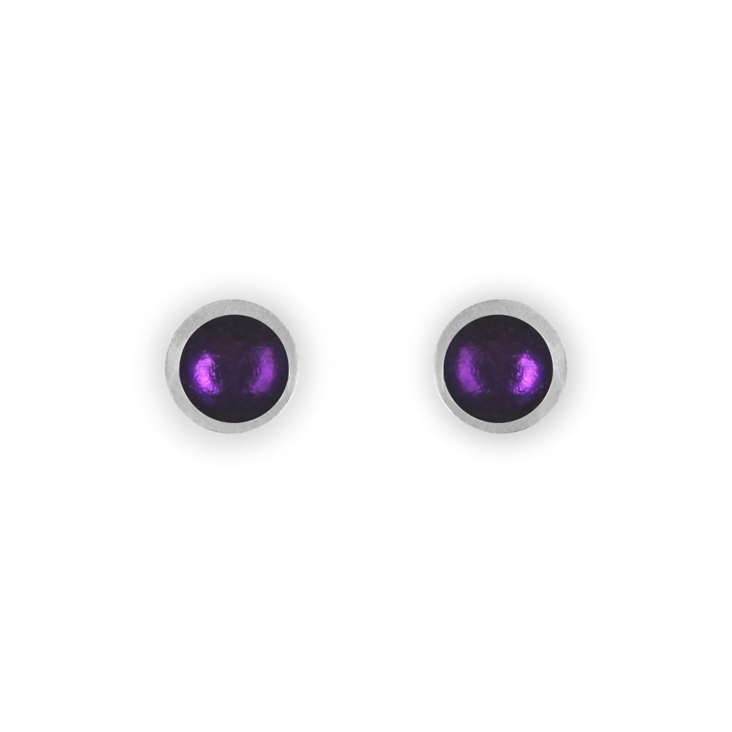 Peacock Bubble Extravaganza Shiny Small Stud Earrings | The Jewellery Stop