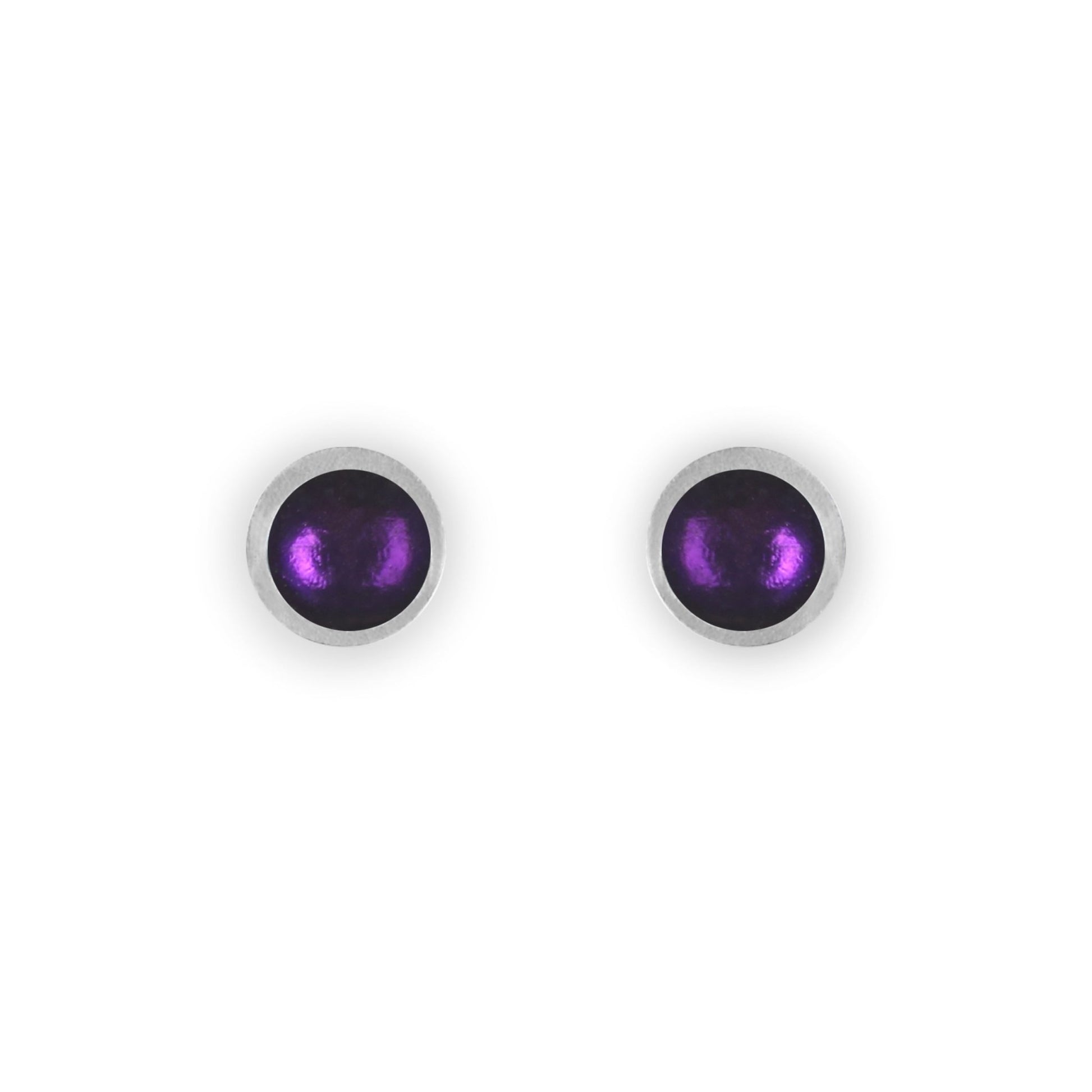 Peacock Bubble Extravaganza Shiny Small Stud Earrings | The Jewellery Stop