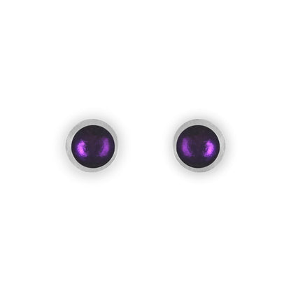 Peacock Bubble Extravaganza Shiny Small Stud Earrings | The Jewellery Stop