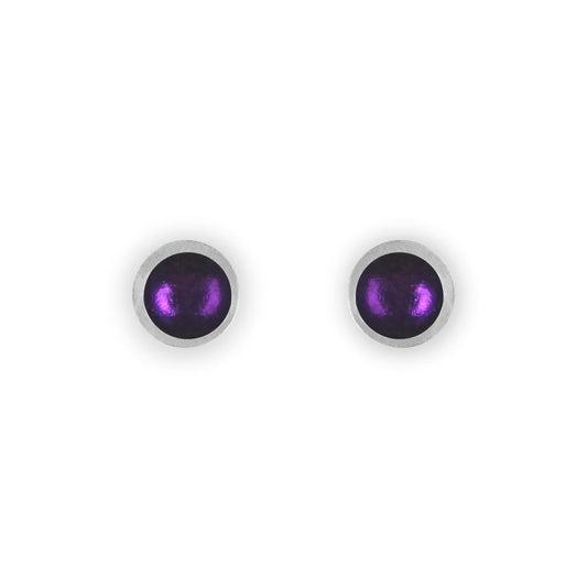 Peacock Bubble Extravaganza Shiny Small Stud Earrings | The Jewellery Stop