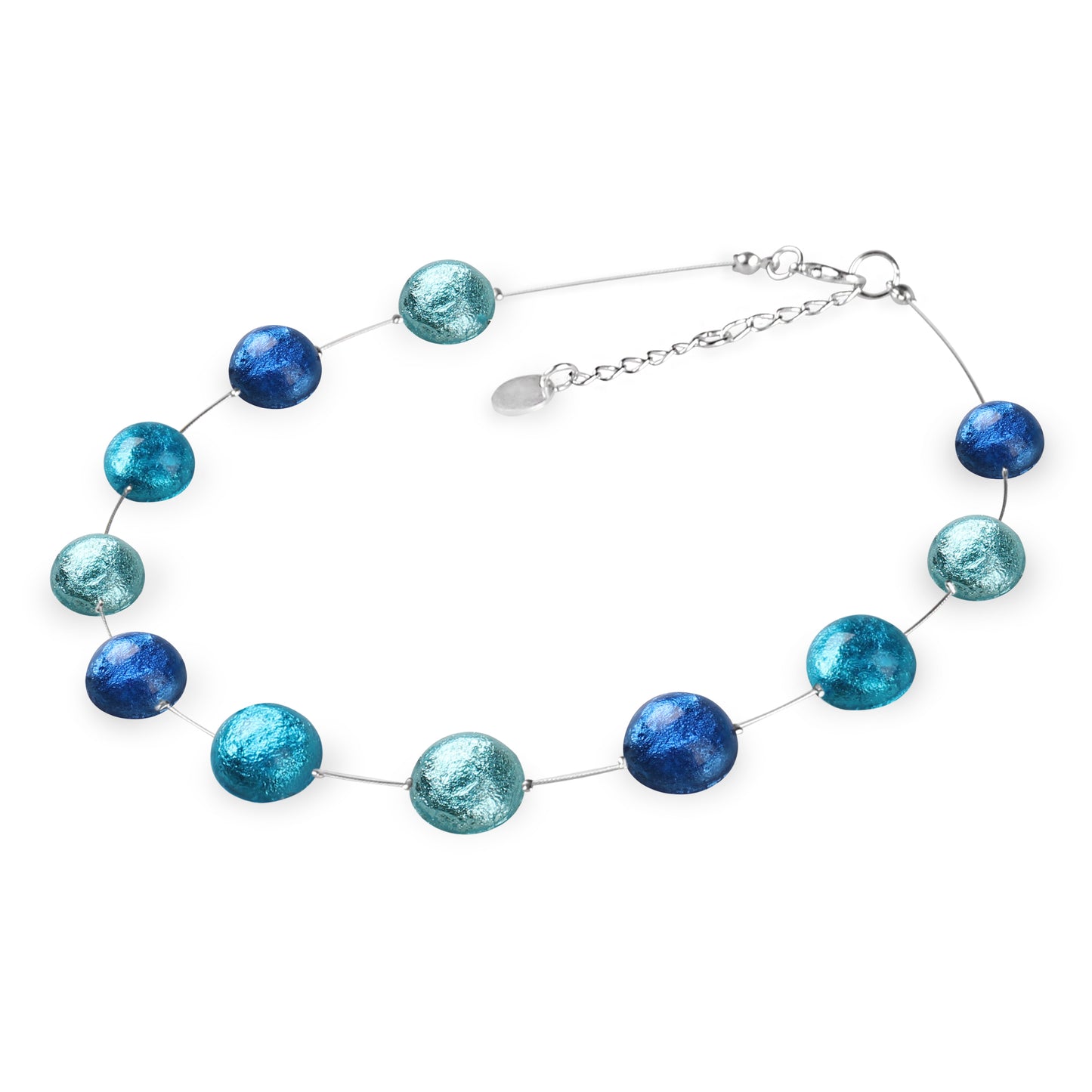 Turquoise Cabouchon Shiny Necklace