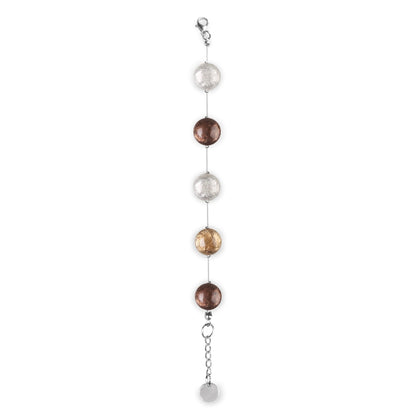 Mink Cabouchon Shiny Bracelet | The Jewellery Stop