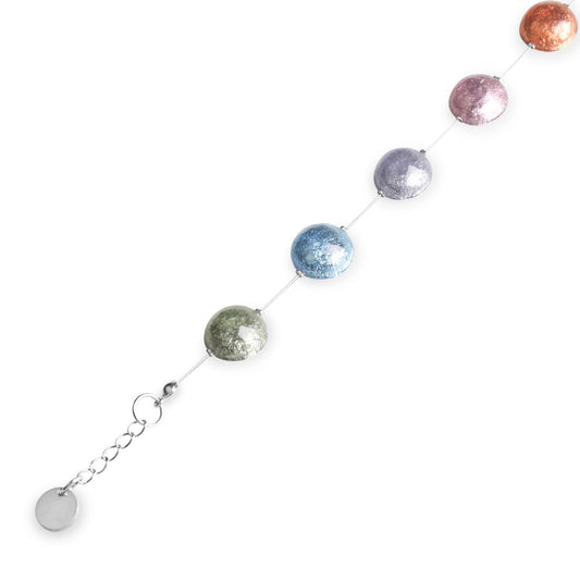 Pastels Cabouchon Shiny Bracelet | The Jewellery Stop