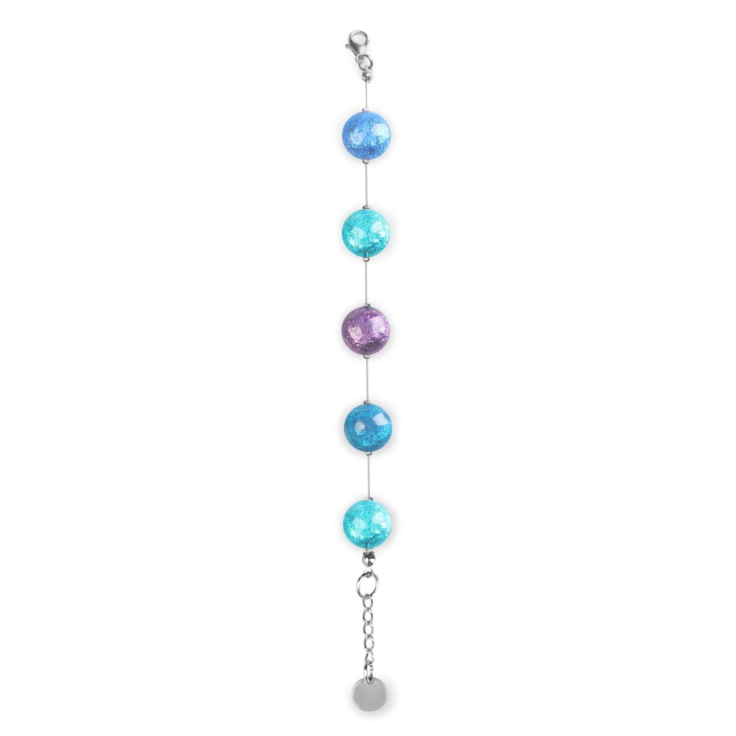 Peacock Cabouchon Shiny Bracelet | The Jewellery Stop