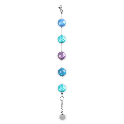 Peacock Cabouchon Shiny Bracelet | The Jewellery Stop