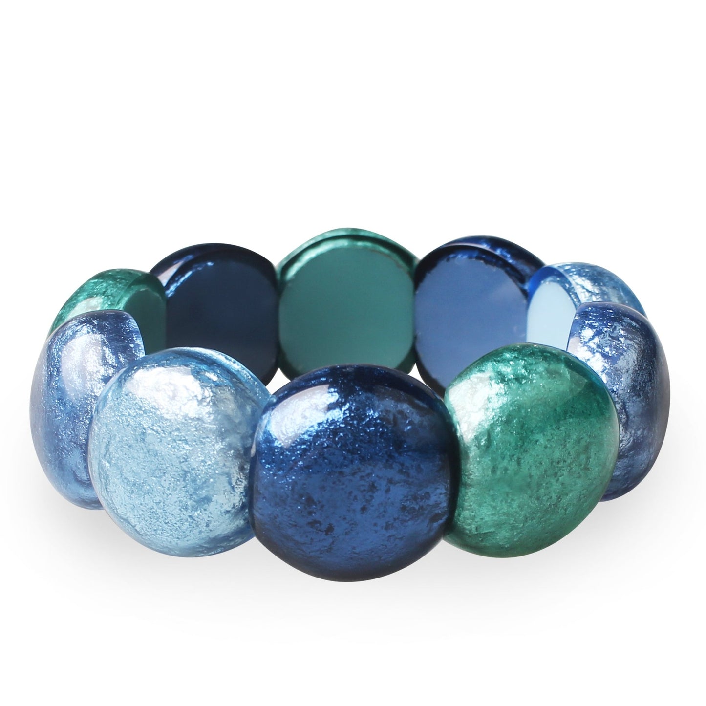 Pacific Cabouchon Shiny Bangle | The Jewellery Stop
