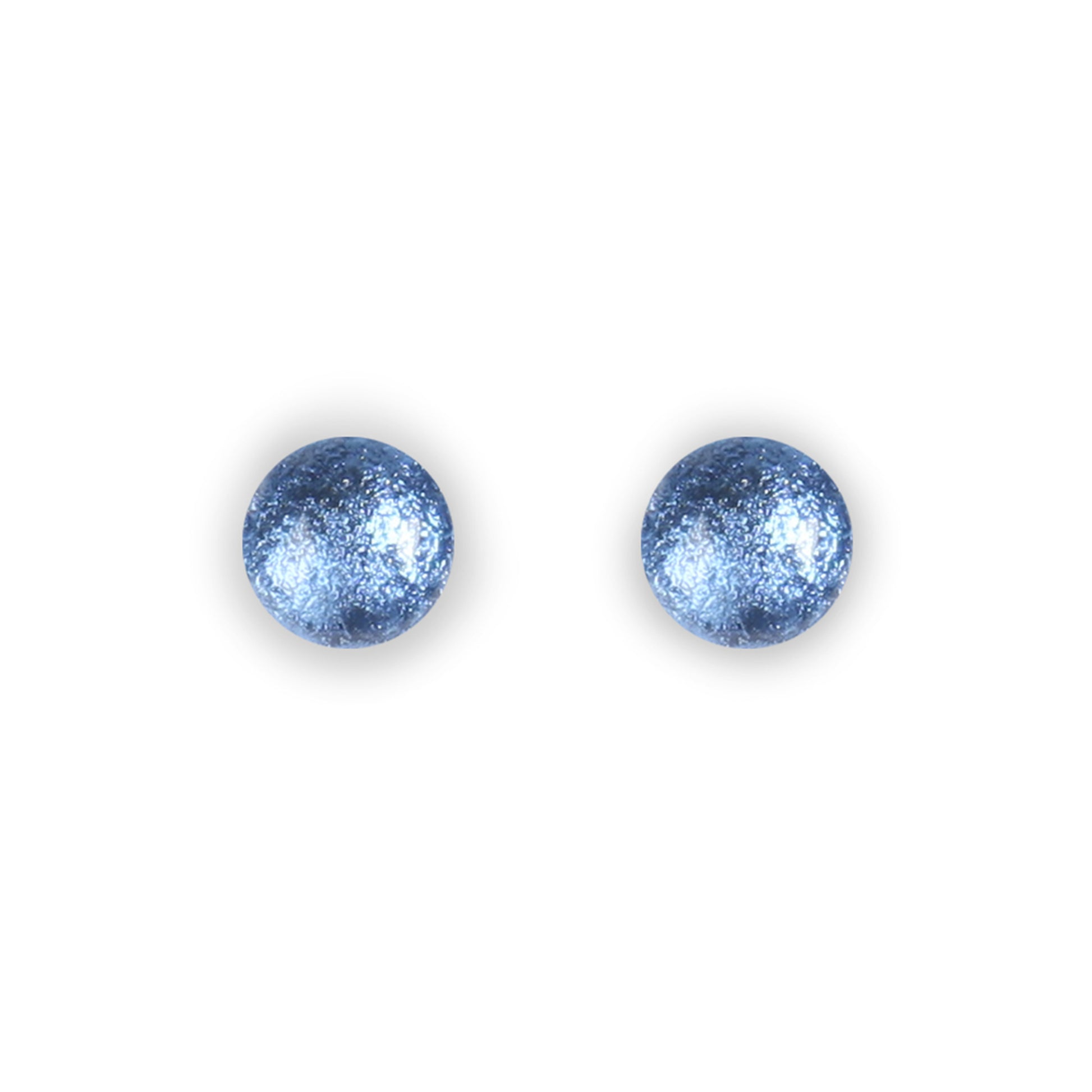 Ice Cabouchon Shiny Small Stud Earrings