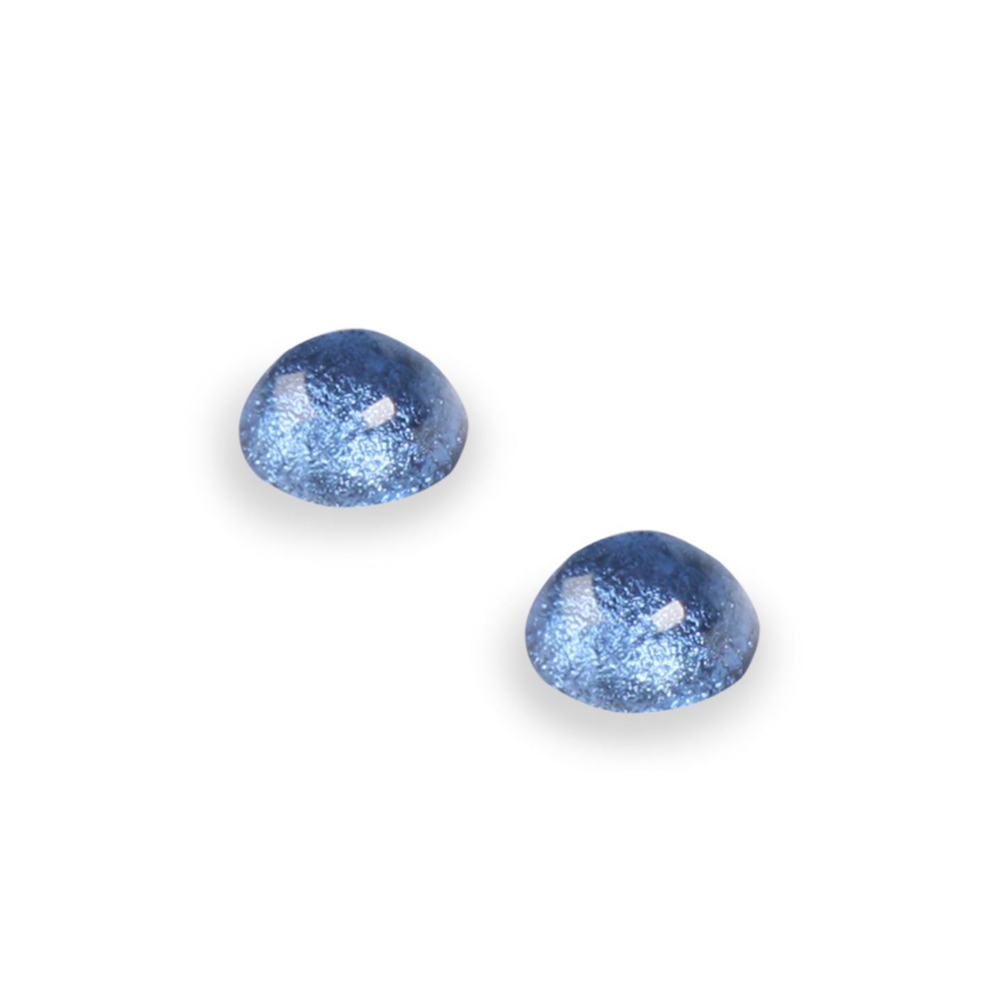 Ice Cabouchon Shiny Small Stud Earrings