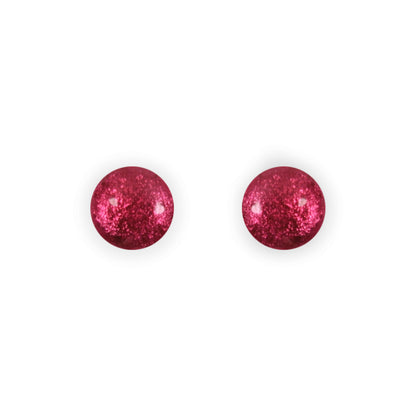 Latino Cabouchon Shiny Small Stud Earrings