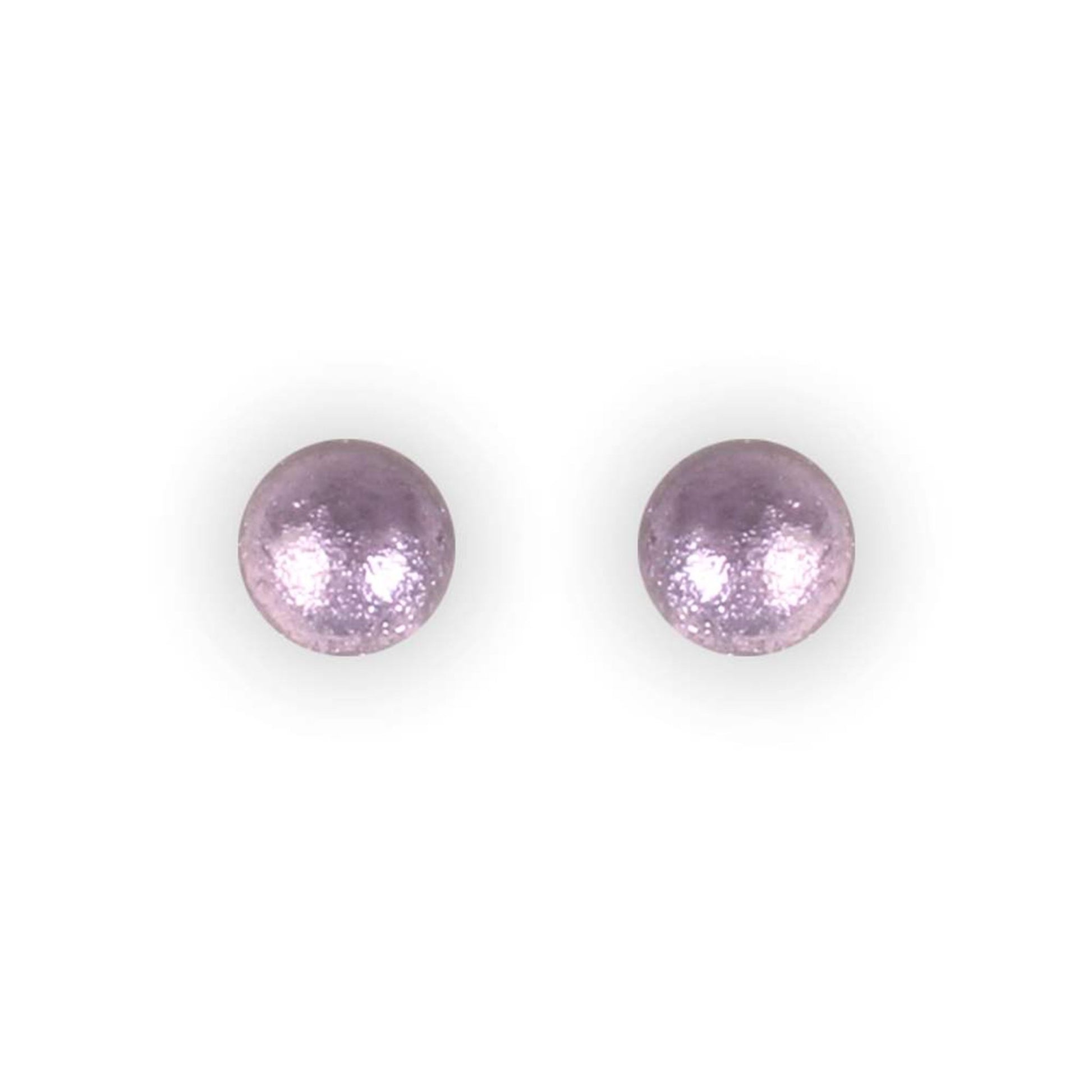 Pastels Cabouchon Shiny Small Stud Earrings | The Jewellery Stop