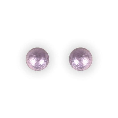 Pastels Cabouchon Shiny Small Stud Earrings | The Jewellery Stop