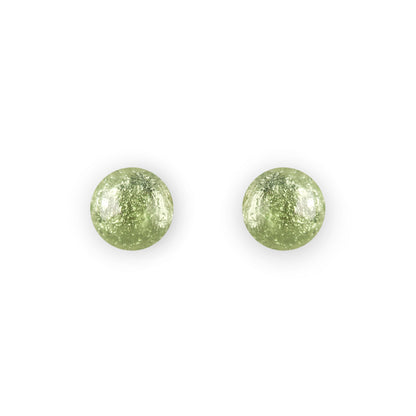 Sherbet Cabouchon Shiny Small Stud Earrings