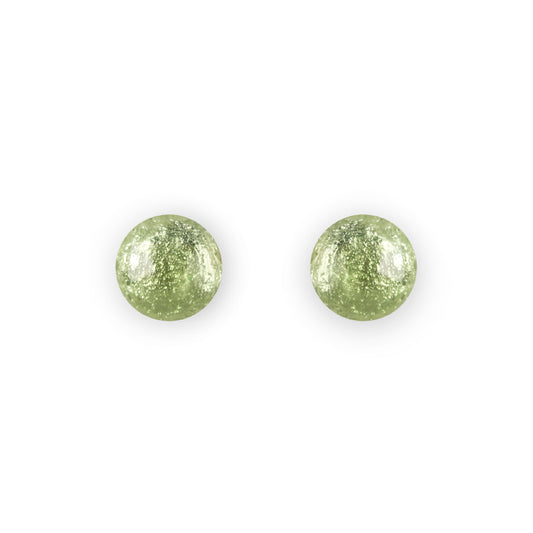 Sherbet Cabouchon Shiny Small Stud Earrings
