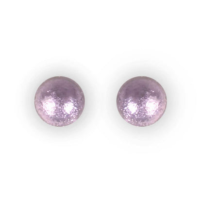 Pastels Cabouchon Shiny Medium Stud Earrings | The Jewellery Stop