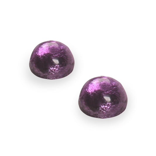Peacock Cabouchon Shiny Medium Stud Earrings | The Jewellery Stop