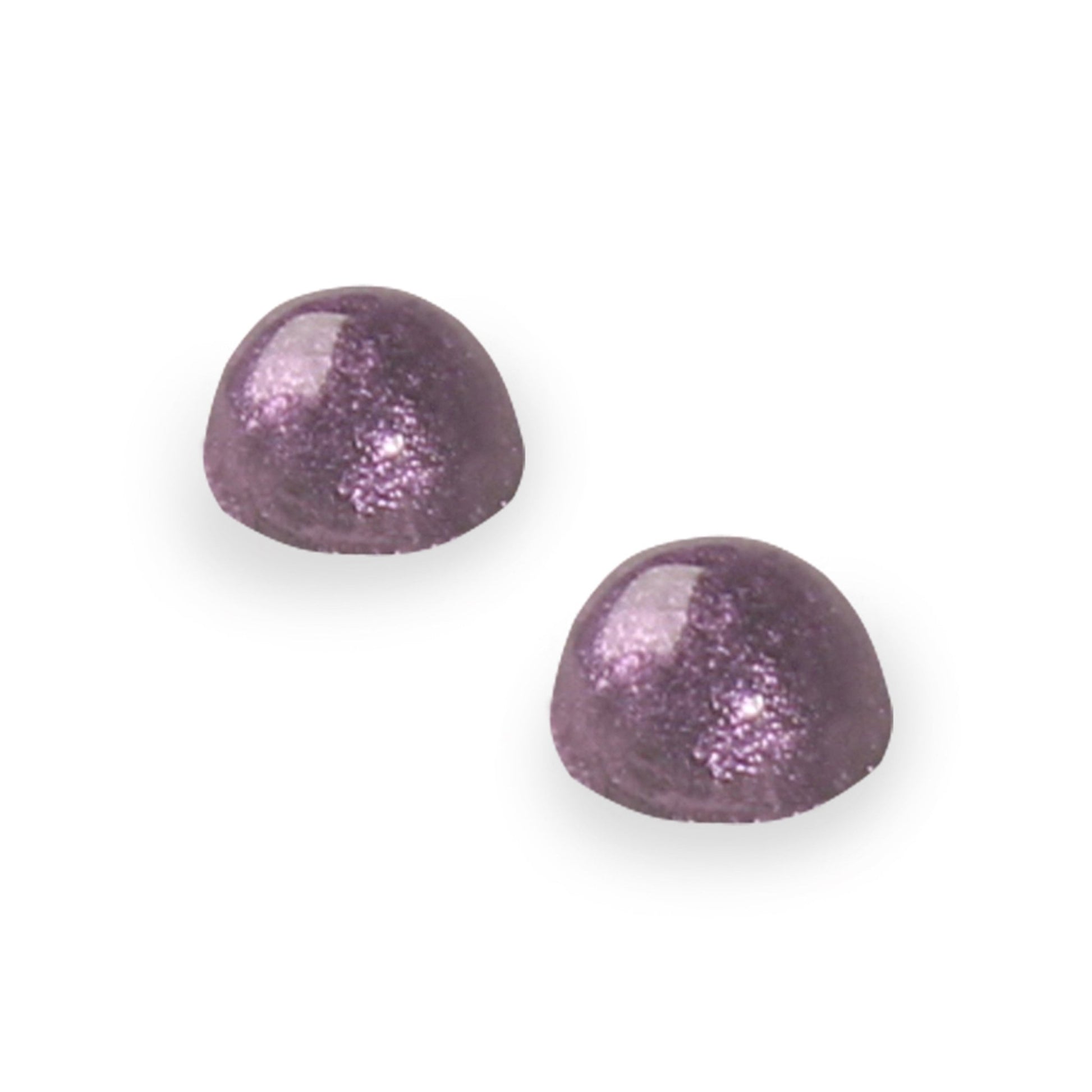 Rainbow Cabouchon Shiny Medium Stud Earrings | The Jewellery Stop
