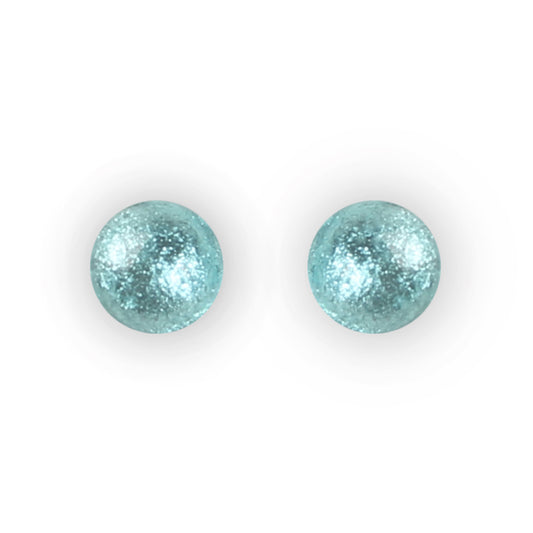 Riviera Cabouchon Shiny Medium Stud Earrings