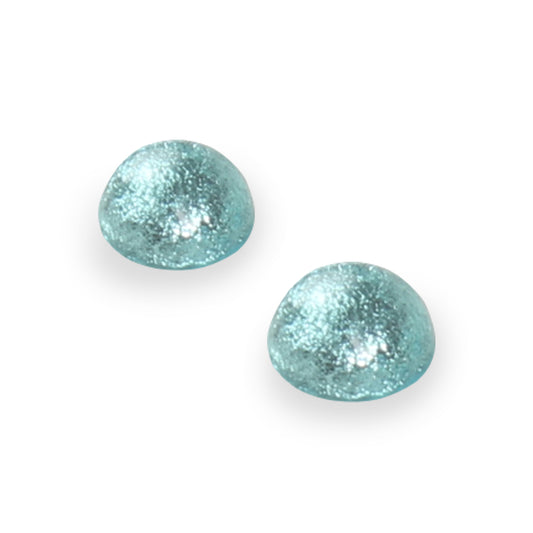 Riviera Cabouchon Shiny Medium Stud Earrings