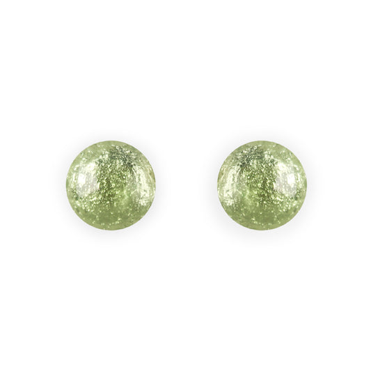 Sherbet Cabouchon Shiny Medium Stud Earrings