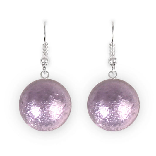Pastels Cabouchon Shiny Fish Hook Earrings | The Jewellery Stop