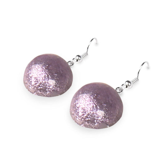 Pastels Cabouchon Shiny Fish Hook Earrings | The Jewellery Stop