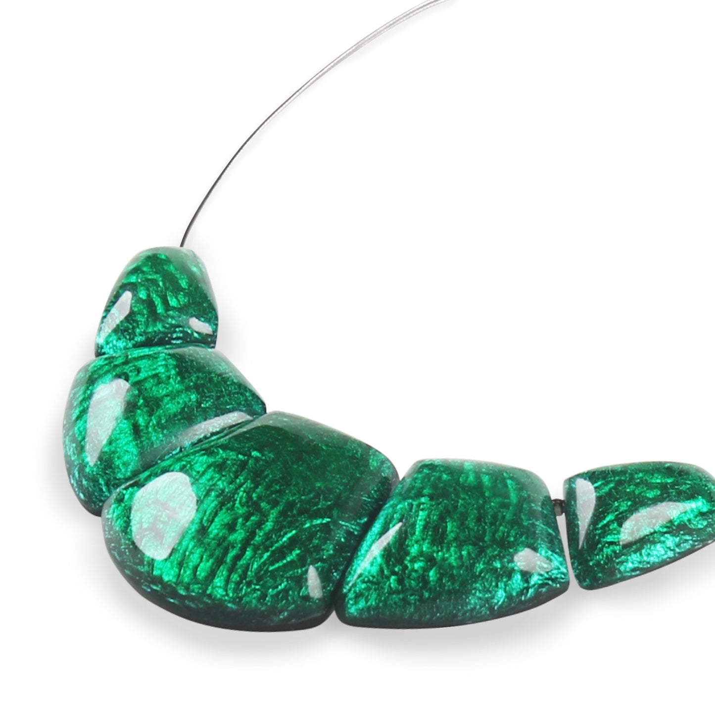 Emerald Cleopatra Shiny Necklace
