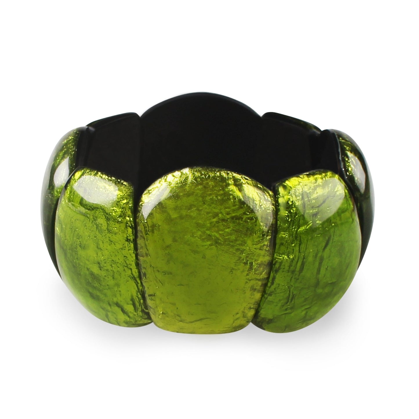 Peridot Cleopatra Shiny Bangle | The Jewellery Stop